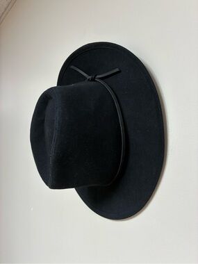 Brixton Black 100% Cotton Hat Size M Unisex Fedora